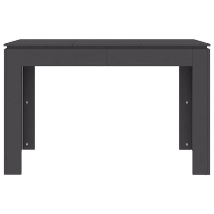 Jídelní Stůl Šedý 120 X 60 X 76 Cm Dřevotříska