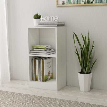 Knihovna 60 X 24 X Kompozitní Dřevo Bílá