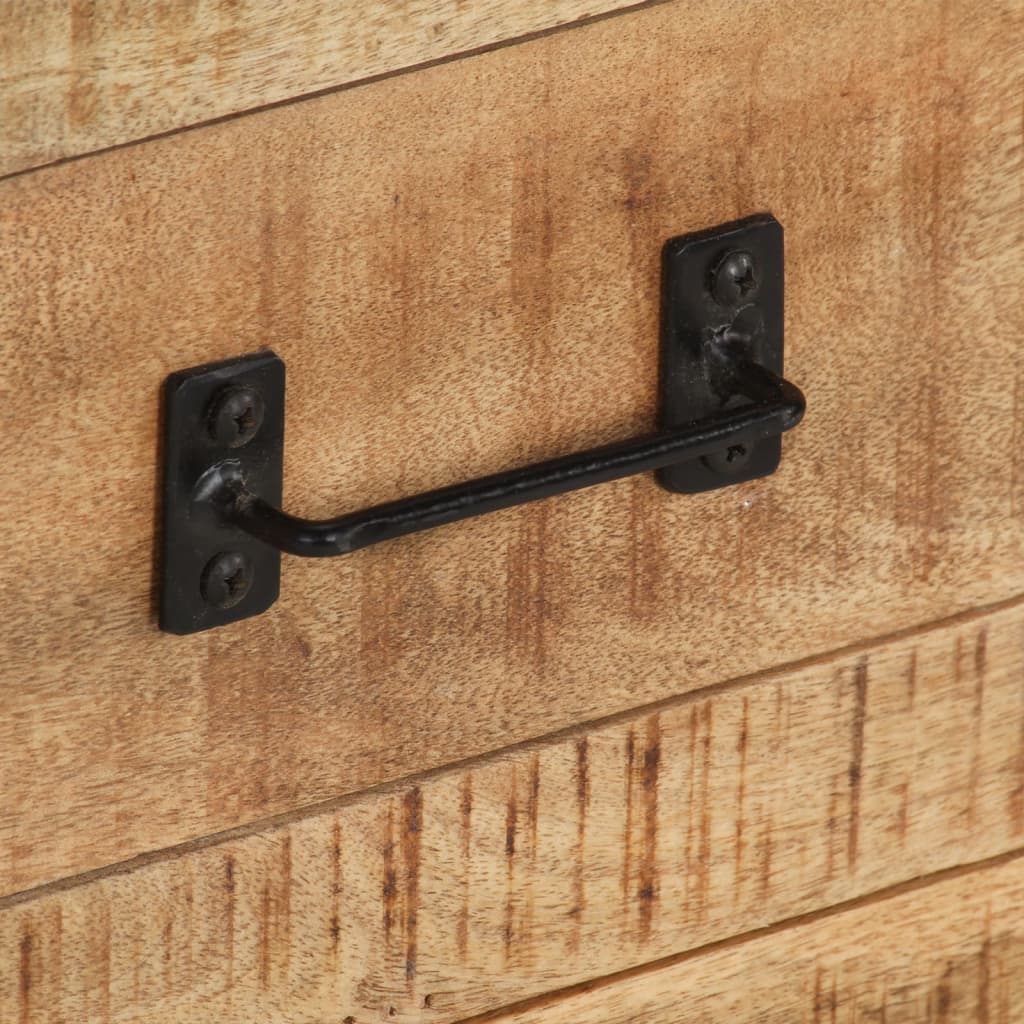 Příborník 100 X 31 X 60 Cm Masivní Hrubé Mangovníkové Dřevo