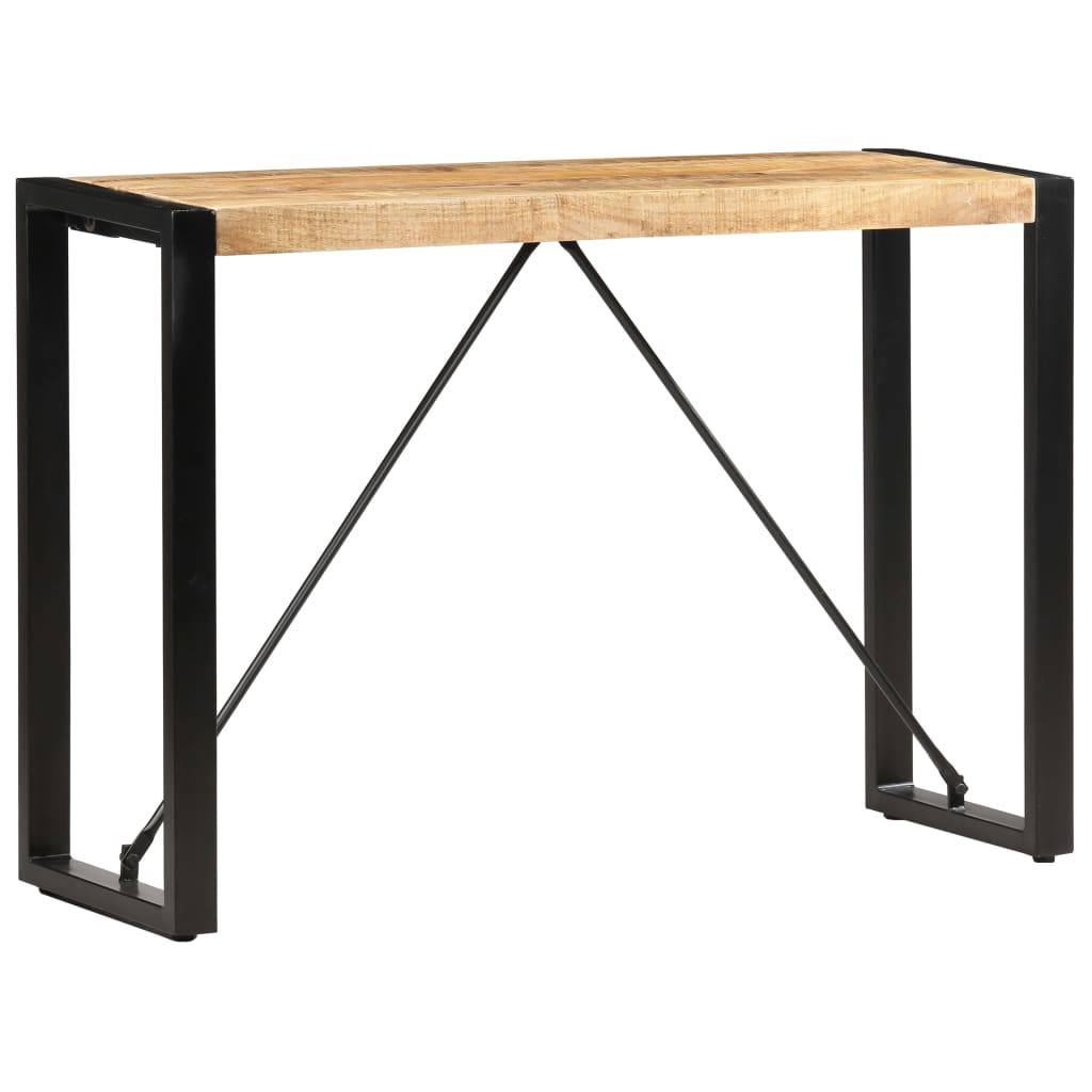 Konzolový Stolek 110 X 35 X 76 Cm Masivní Mangovníkové Dřevo