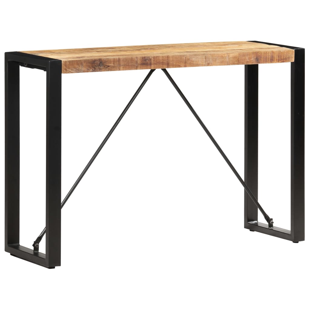Konzolový Stolek 110 X 35 X 76 Cm Masivní Mangovníkové Dřevo