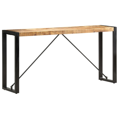 Konzolový Stolek 110 X 35 X 76 Cm Masivní Mangovníkové Dřevo