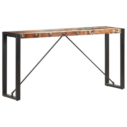 Konzolový Stolek 110 X 35 X 76 Cm Masivní Mangovníkové Dřevo