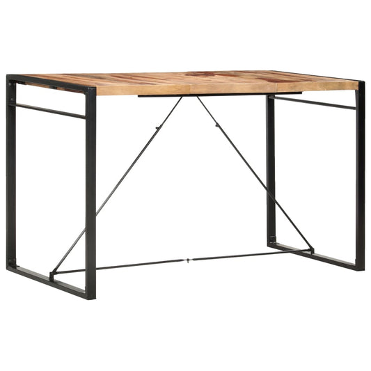Barový Stůl 180 X 90 X 110 Cm Masivní Akáciové Dřevo