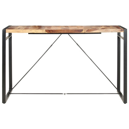 Barový Stůl 180 X 90 X 110 Cm Masivní Akáciové Dřevo