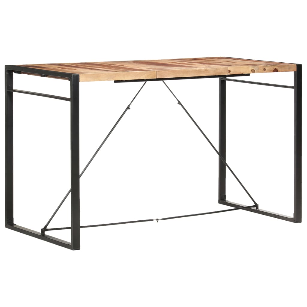 Barový Stůl 180 X 90 X 110 Cm Masivní Akáciové Dřevo