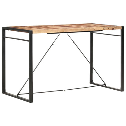 Barový Stůl 180 X 90 X 110 Cm Masivní Akáciové Dřevo