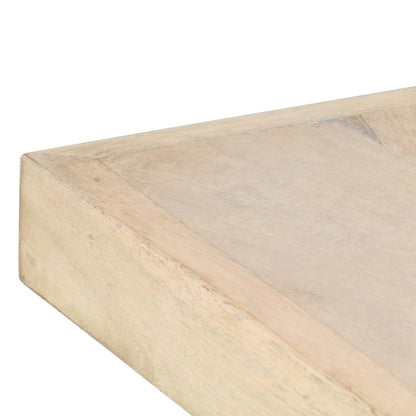 Jídelní Stůl 180 X 90 X 76 Cm Masivní Bělené Mangovníkové Dřevo