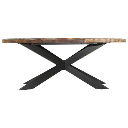 Jídelní Stůl 180 X 90 X 76 Cm Masivní Recyklované Dřevo