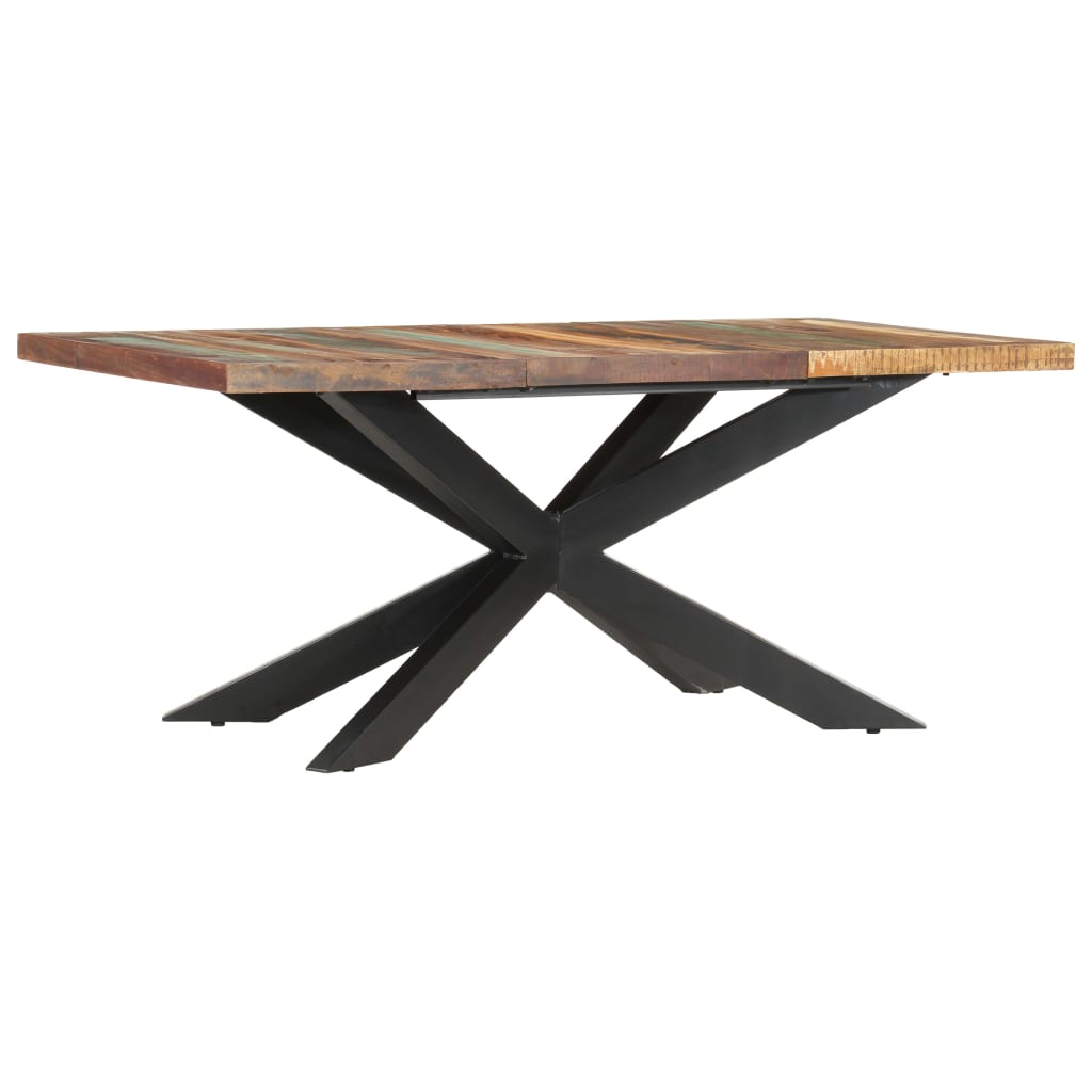 Jídelní Stůl 180 X 90 X 76 Cm Masivní Recyklované Dřevo
