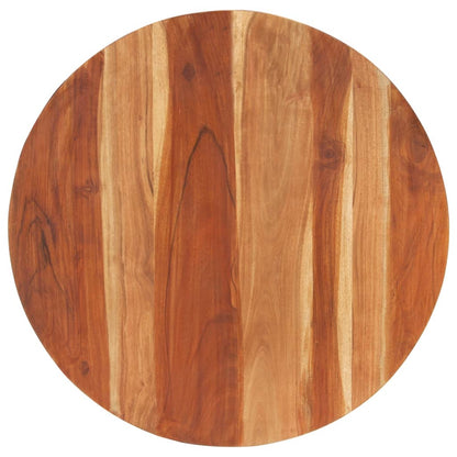 Stolní Deska Masivní Akáciové Dřevo Kulatá 25–27 Mm 70 Cm