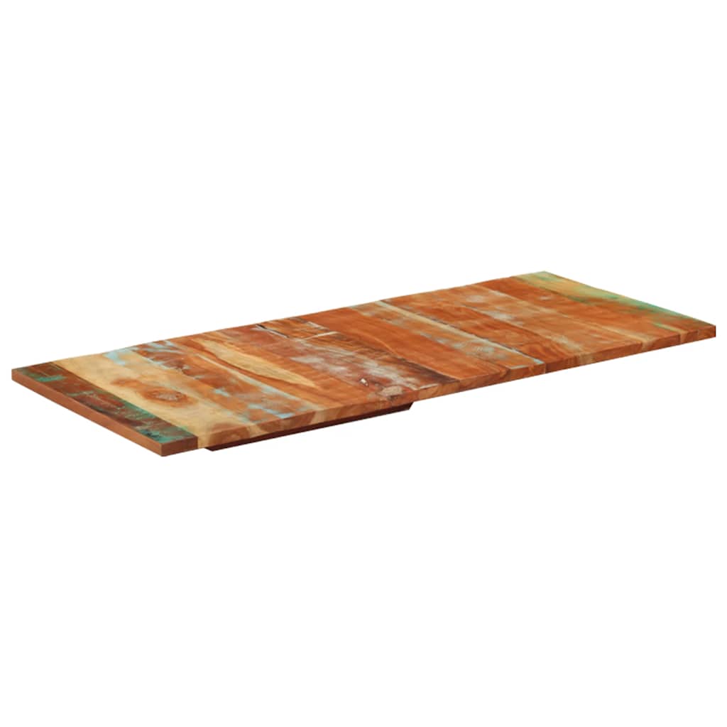 Obdélníková Stolní Deska 60 X 140 Cm 25–27 Mm Recyklované Dřevo