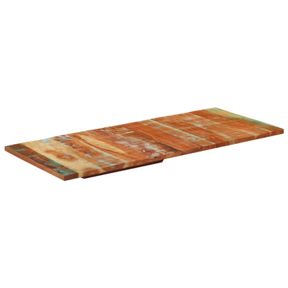 Obdélníková Stolní Deska 60 X 140 Cm 25–27 Mm Recyklované Dřevo