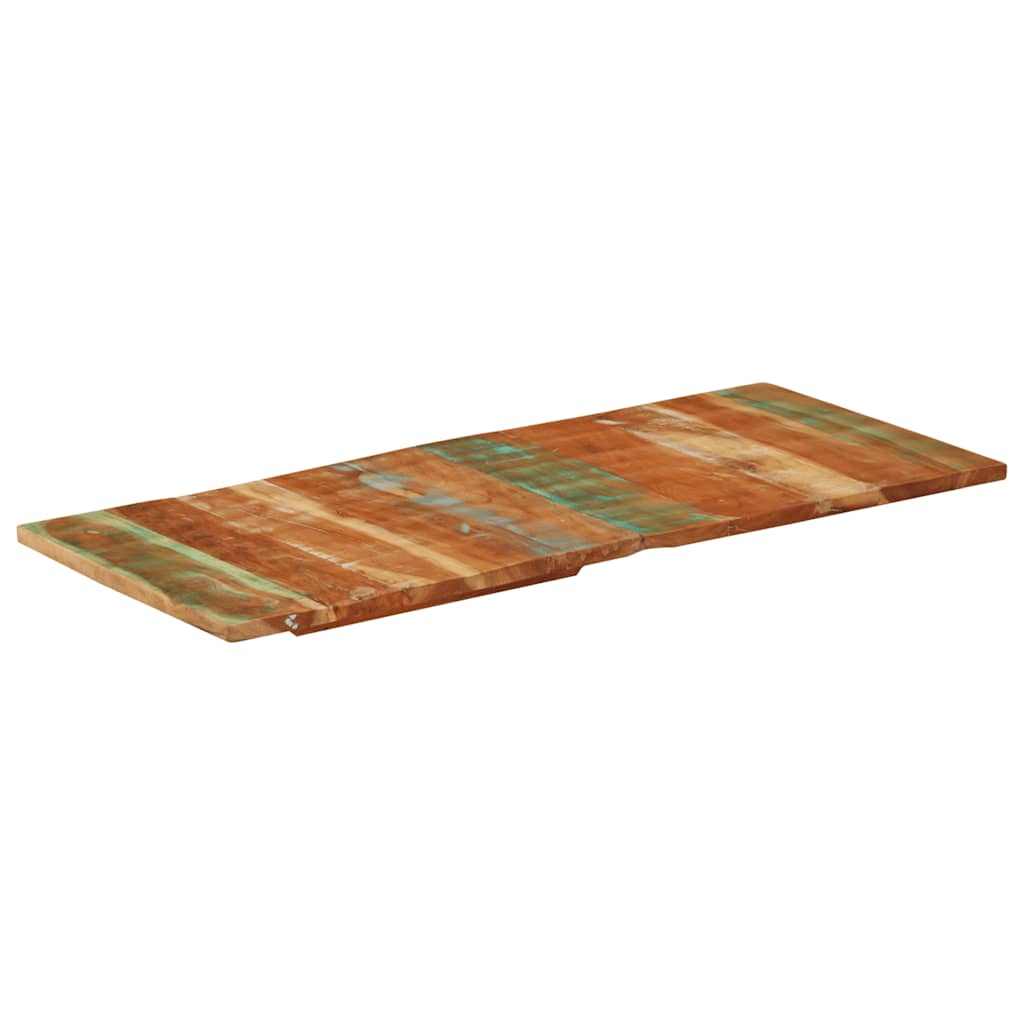 Obdélníková Stolní Deska 60 X 140 Cm 25–27 Mm Recyklované Dřevo