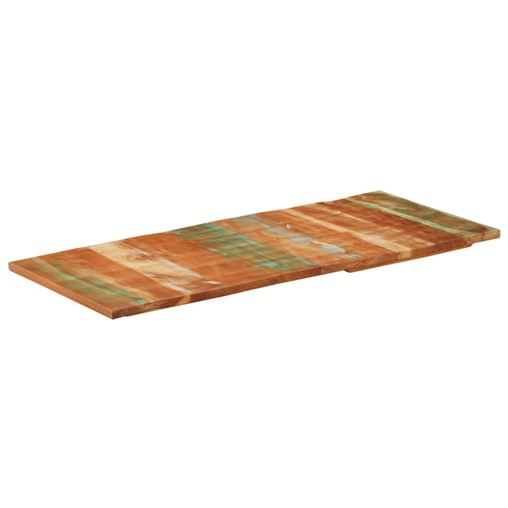 Obdélníková Stolní Deska 60 X 140 Cm 25–27 Mm Recyklované Dřevo