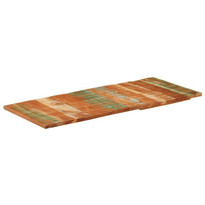 Obdélníková Stolní Deska 60 X 140 Cm 25–27 Mm Recyklované Dřevo