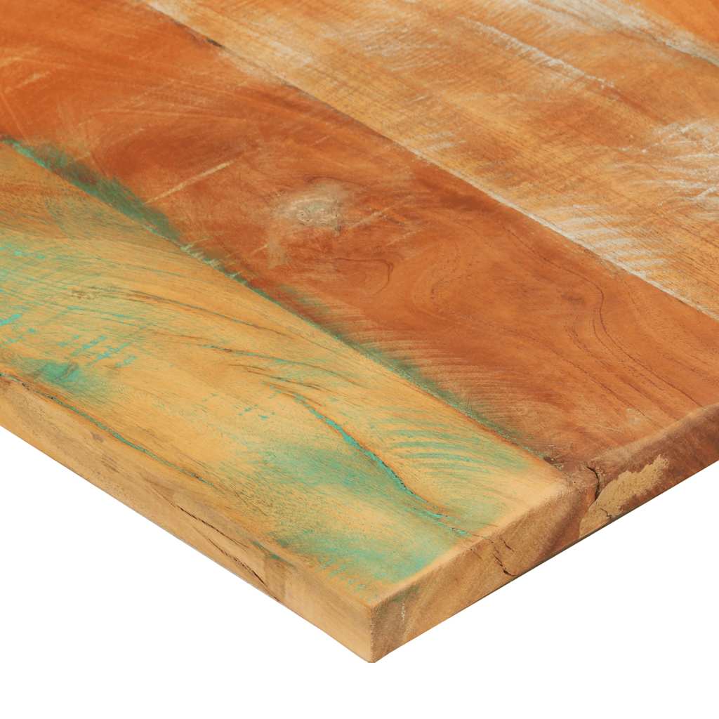Obdélníková Stolní Deska 60 X 140 Cm 25–27 Mm Recyklované Dřevo