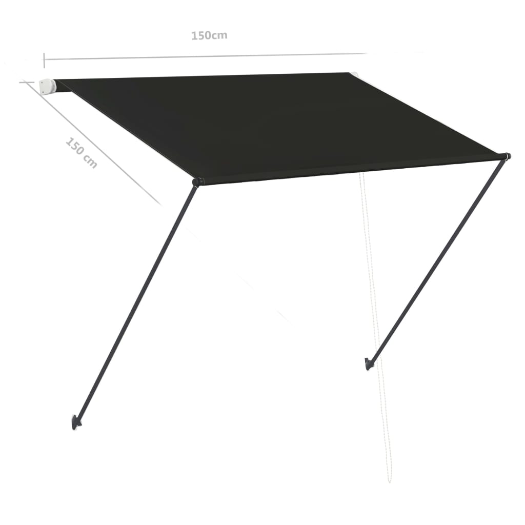 Zatahovací Markýza S Led Světlem