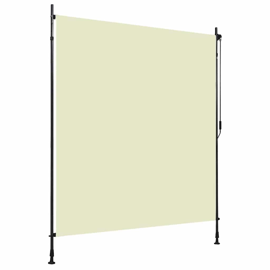 vidaXL Venkovní roleta krémová - 200 x 270 cm