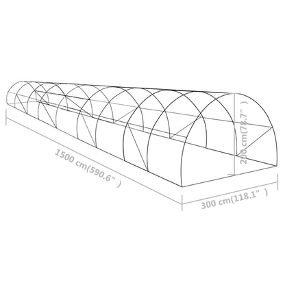 Fóliovník 45 M² 15 X 3 X 2 M