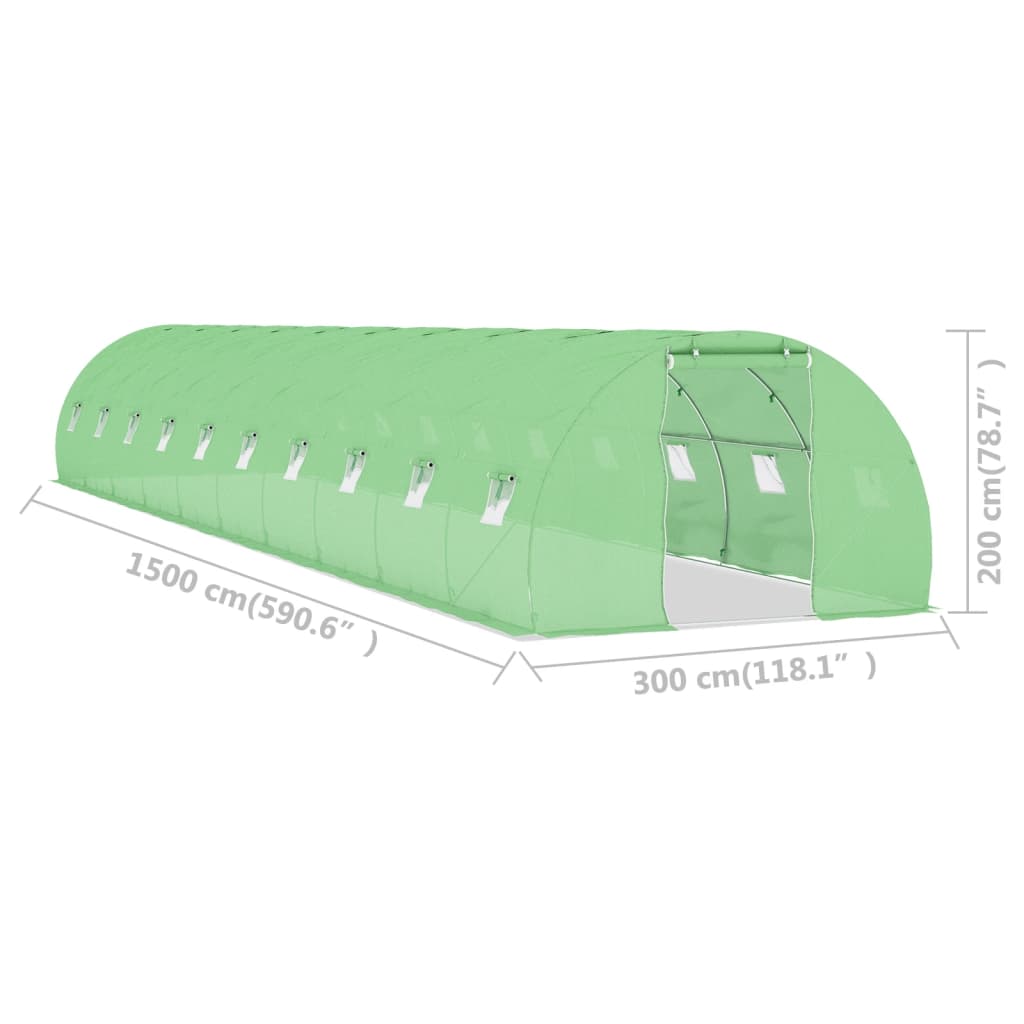 Fóliovník 45 M² 15 X 3 X 2 M