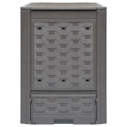 Zahradní Kompostéry 3 Ks Hnědé 60X60X83 Cm Plast Ratan