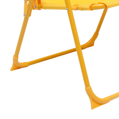 3Dílný Dětský Zahradní Bistro Set Se Slunečníkem Žlutý