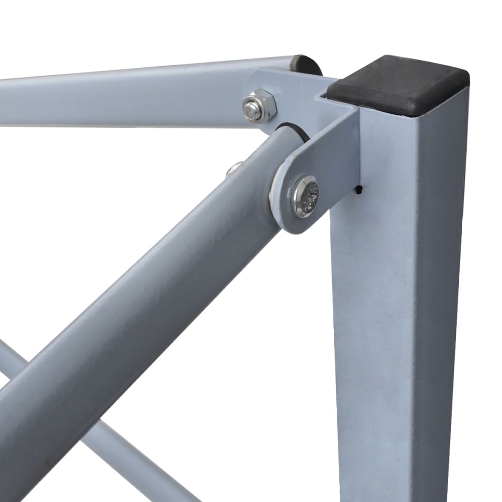 Profesionální Skládací Party Stan 3 X 3 M Ocel Bílý