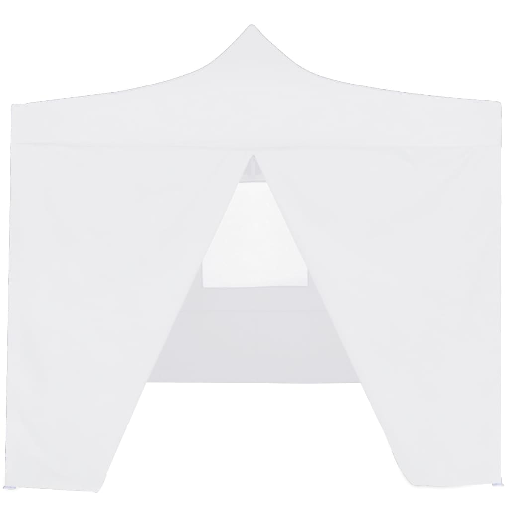 Profesionální Skládací Party Stan 4 Bočnice 3 X 3 M Ocel Bílý