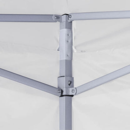 Profesionální Skládací Party Stan 4 Bočnice 3 X 3 M Ocel Bílý