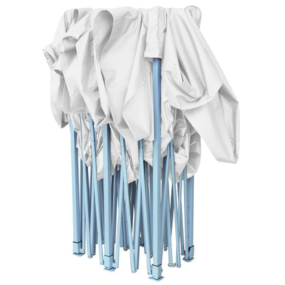 Profesionální Skládací Party Stan 3 X 6 M Ocel Bílý