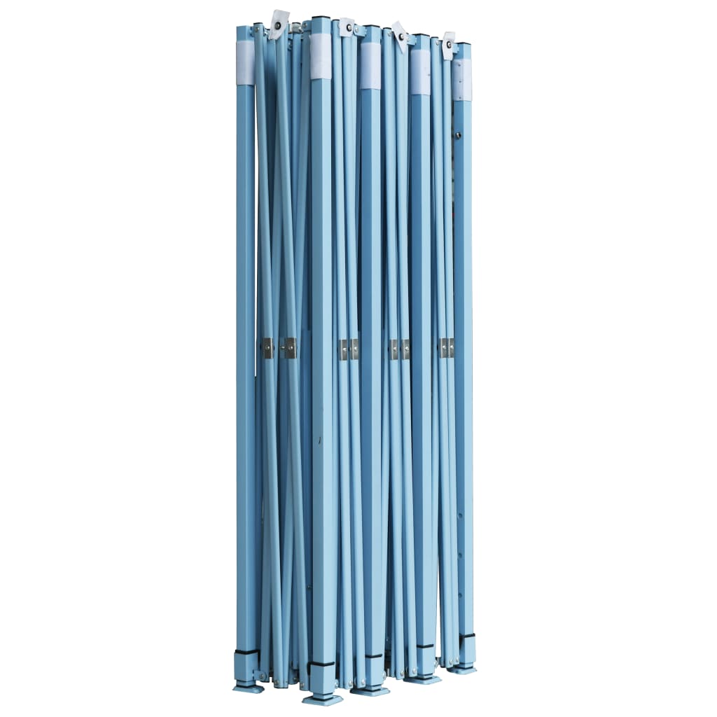 Skládací Nůžkový Stan S 5 Bočními Stěnami 3 X 9 M Bílý Dub Sonoma