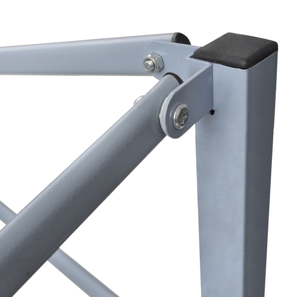 Profesionální Skládací Party Stan 2 Bočnice 2 X 2 M Ocel Modrý Modrá