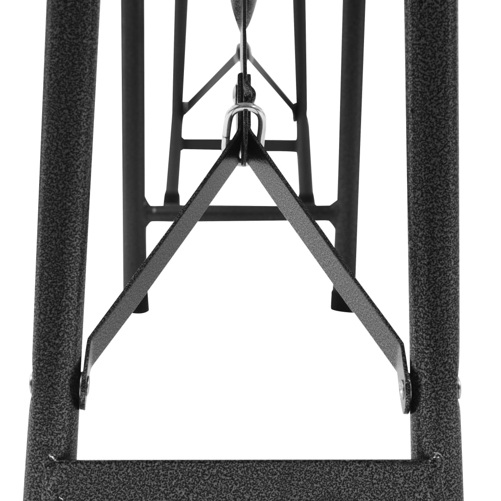Skládací Zahradní Lavice 2 Ks 180 Cm Hdpe Černé