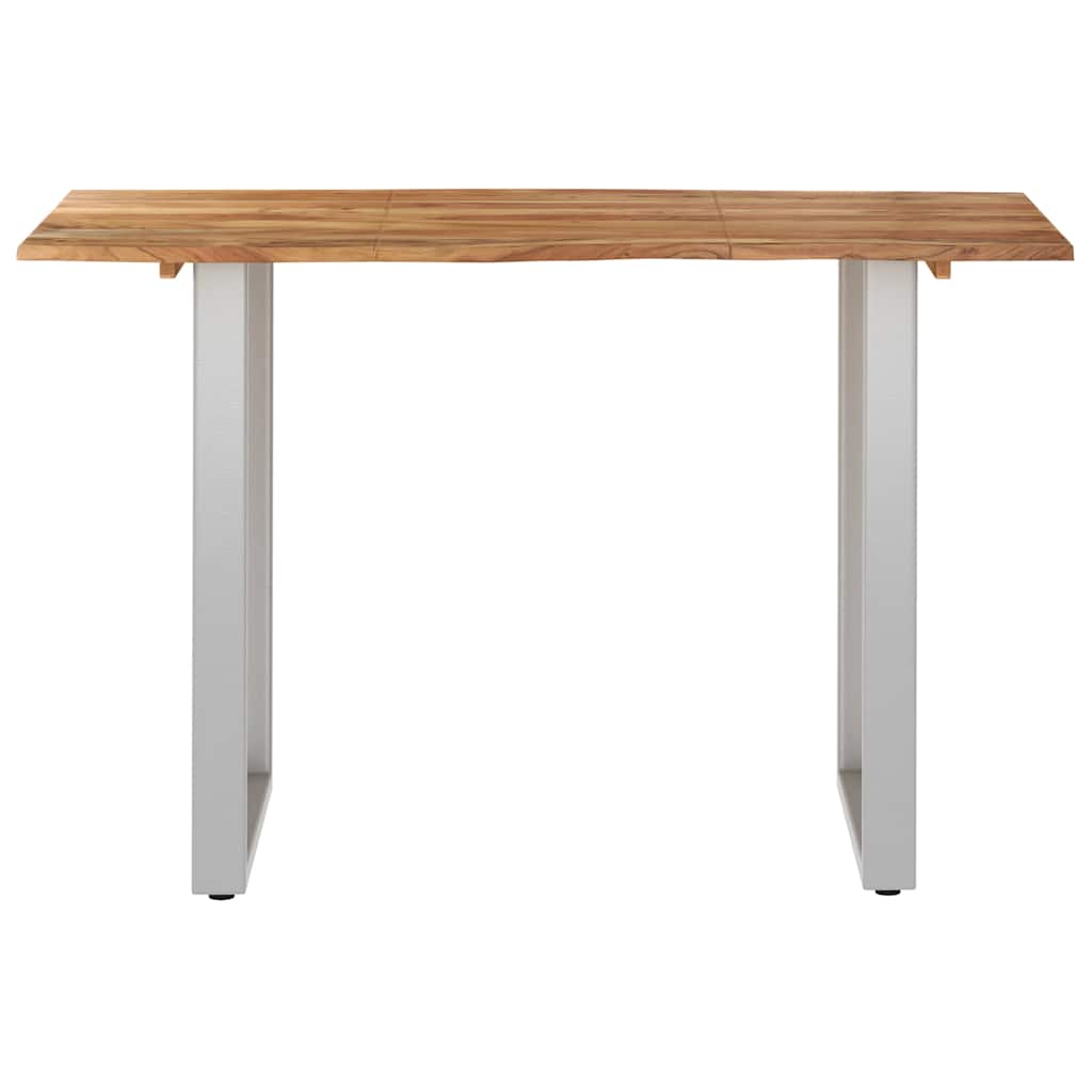 Jídelní Stůl 118 X 58 X 76 Cm Masivní Akáciové Dřevo