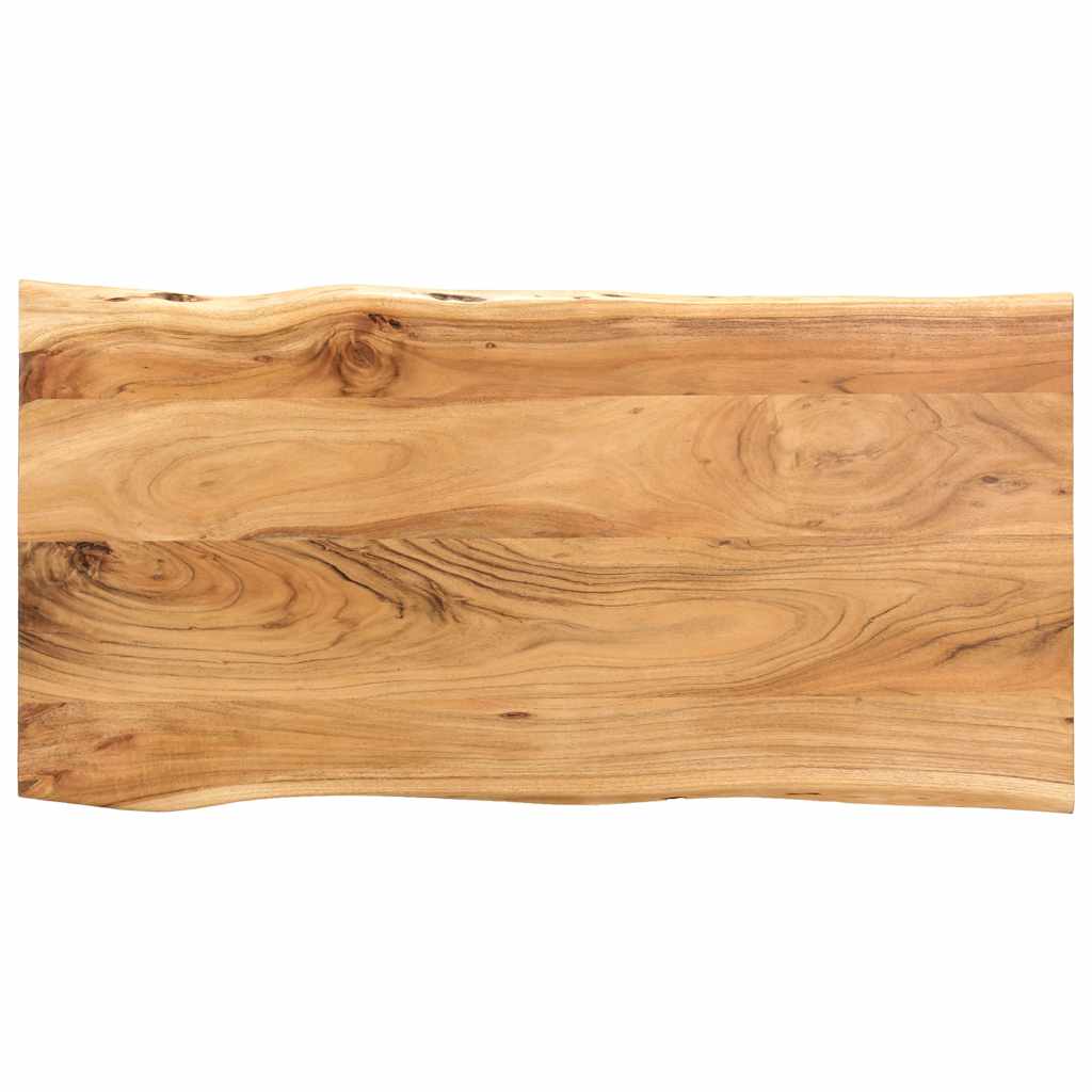 Jídelní Stůl 118 X 58 X 76 Cm Masivní Akáciové Dřevo