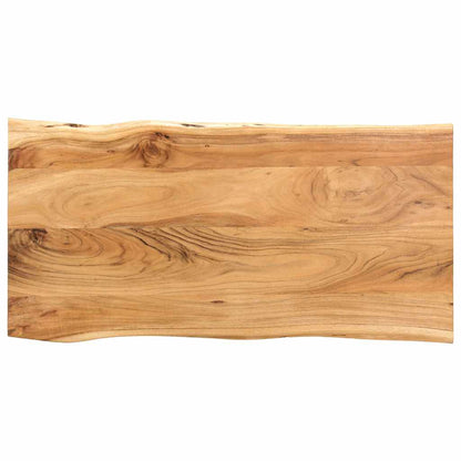 Jídelní Stůl 118 X 58 X 76 Cm Masivní Akáciové Dřevo