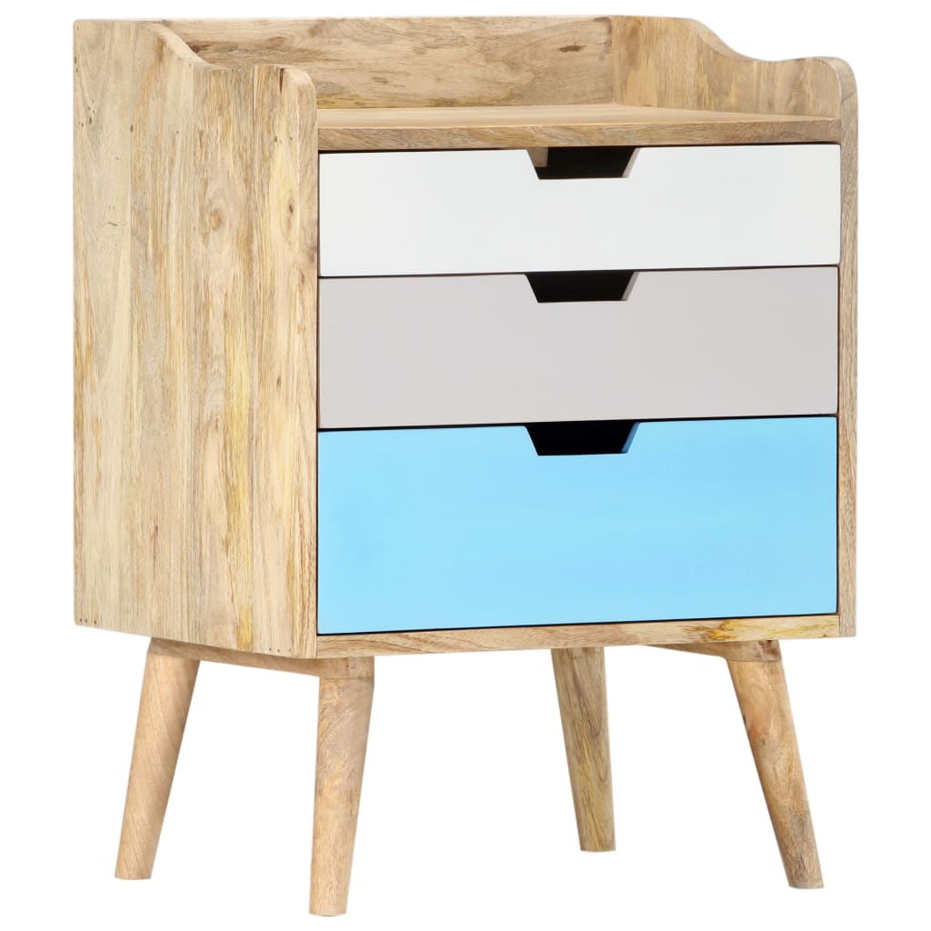 Noční Stolek 47 X 35 X 63 Cm Masivní Mangovníkové Dřevo
