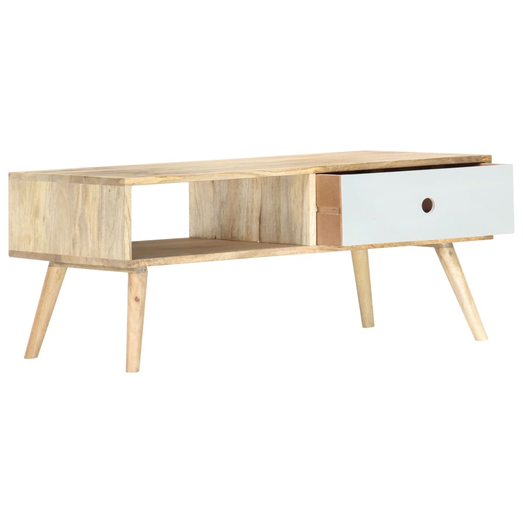 Konferenční Stolek 90 X 50 X 40 Cm Masivní Mangovník