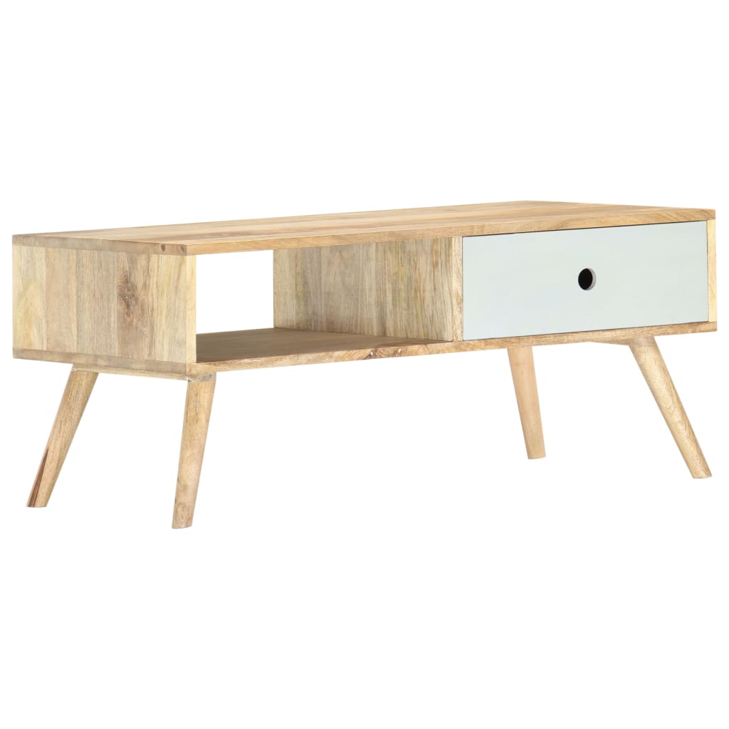 Konferenční Stolek 90 X 50 X 40 Cm Masivní Mangovník