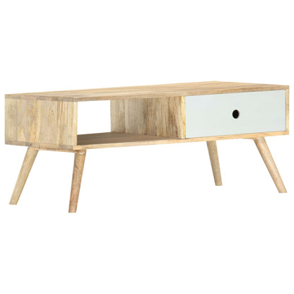 Konferenční Stolek 90 X 50 X 40 Cm Masivní Mangovník