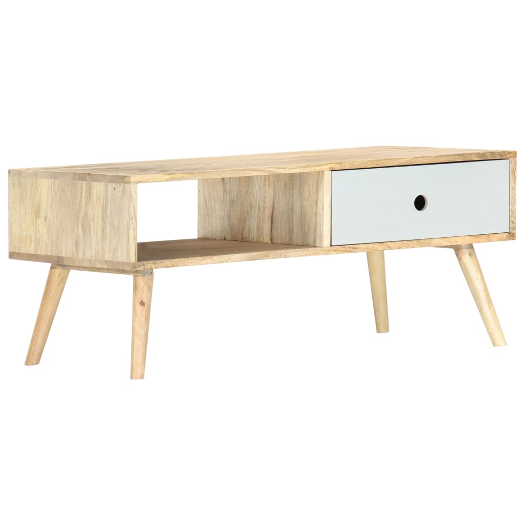 Konferenční Stolek 90 X 50 X 40 Cm Masivní Mangovník