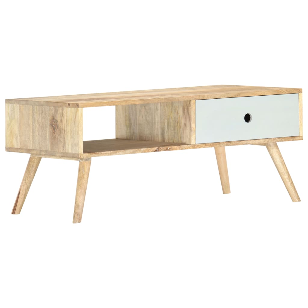 Konferenční Stolek 90 X 50 X 40 Cm Masivní Mangovník