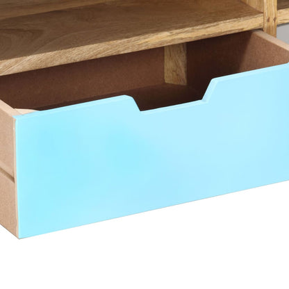 Tv Stolek 110 X 35 X 48 Cm Masivní Mangovníkové Dřevo Hnědá