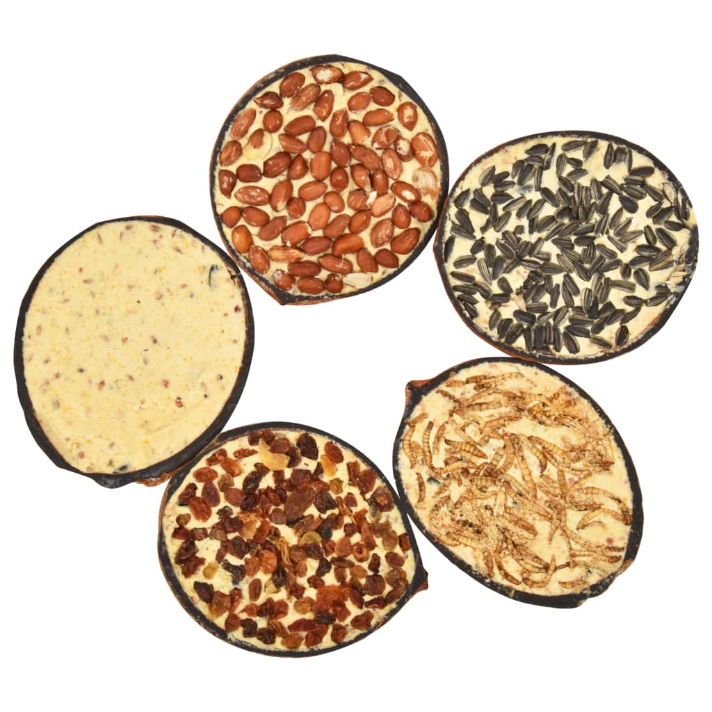 Kokosové Půlky Plněné Krmivem Pro Ptáky 10 Ks 290 G