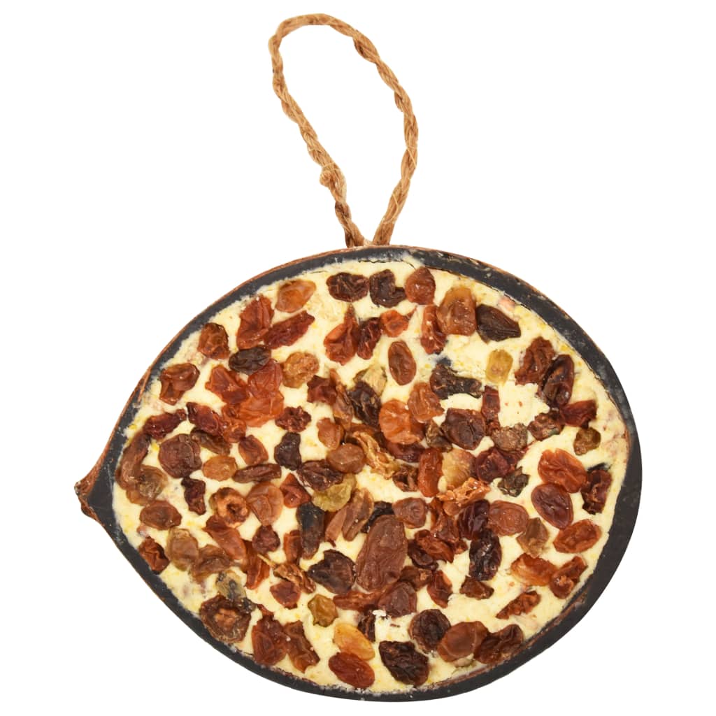 Kokosové Půlky Plněné Krmivem Pro Ptáky 10 Ks 290 G