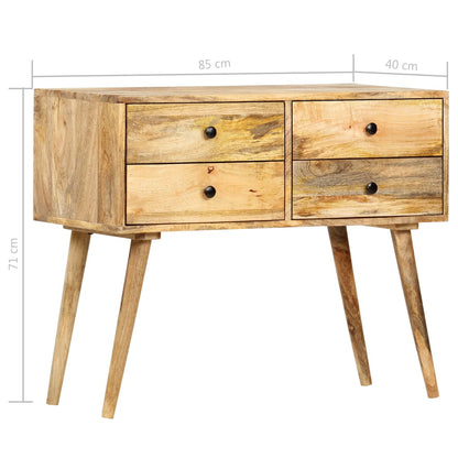 Příborník 85 X 40 X 71 Cm Masivní Mangovníkové Dřevo