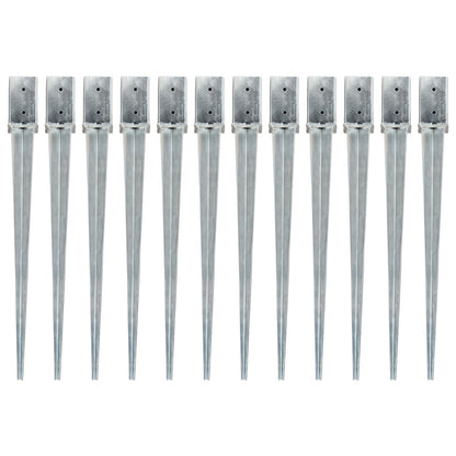 Kotvící Hroty 6 Ks Stříbrné Pozinkovaná Ocel