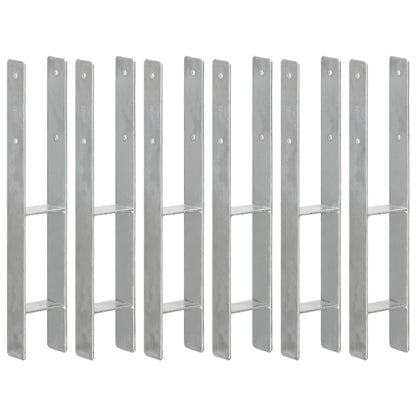 Plotové Kotvy 6 Ks Stříbrné Pozinkovaná Ocel