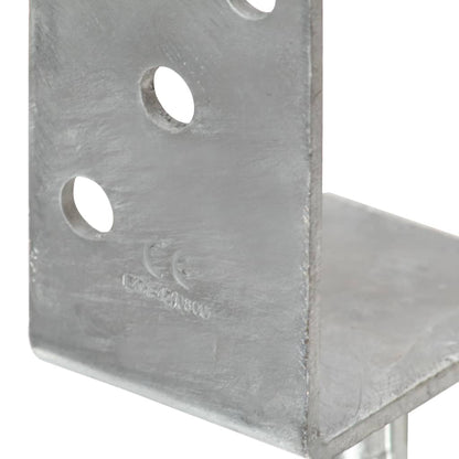 Plotové Kotvy 12 Ks Stříbrné 8X6X30 Cm Pozinkovaná Ocel